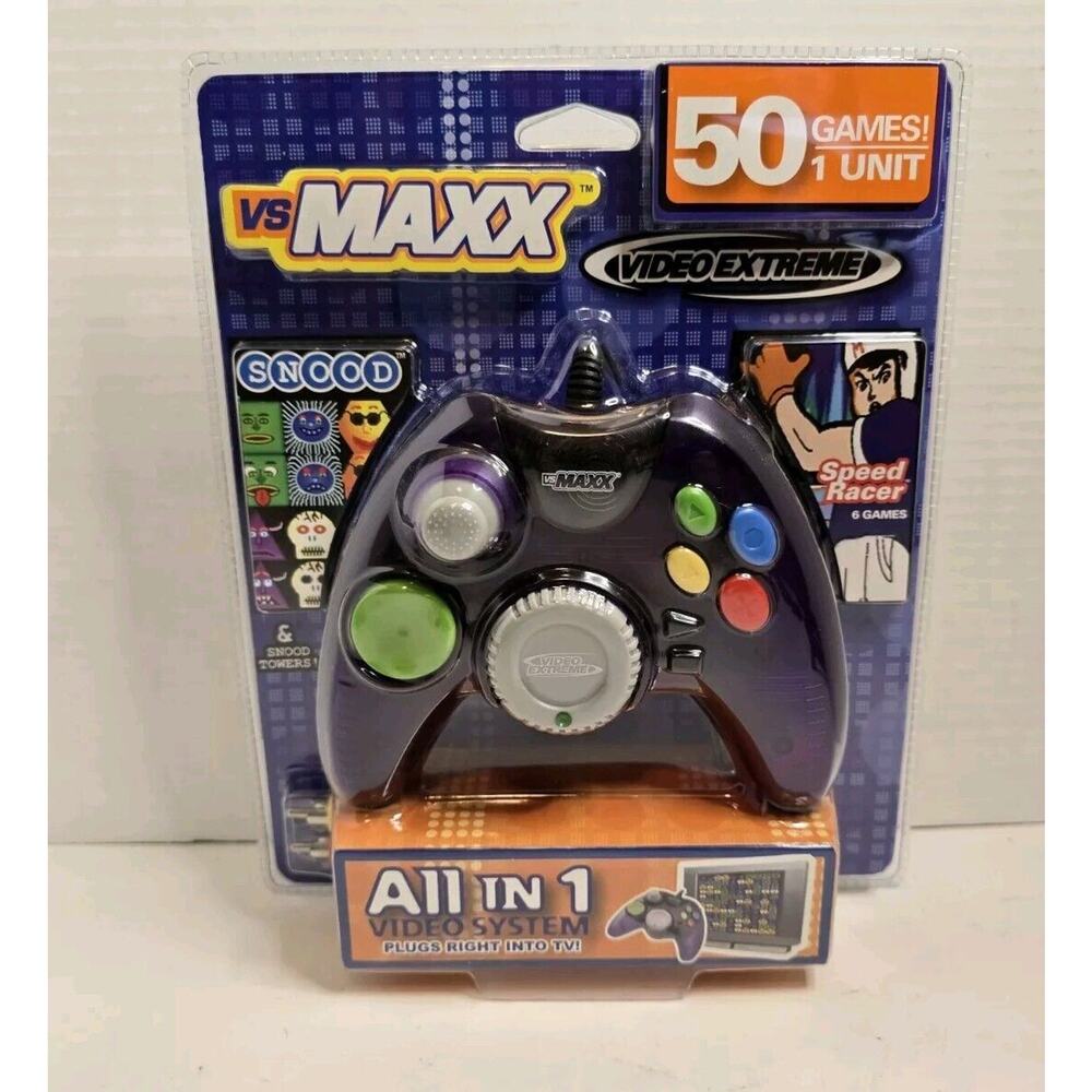 NEW VS Maxx Video Extreme 50 Games All in 1 Video System TV Plug N Play Sealed